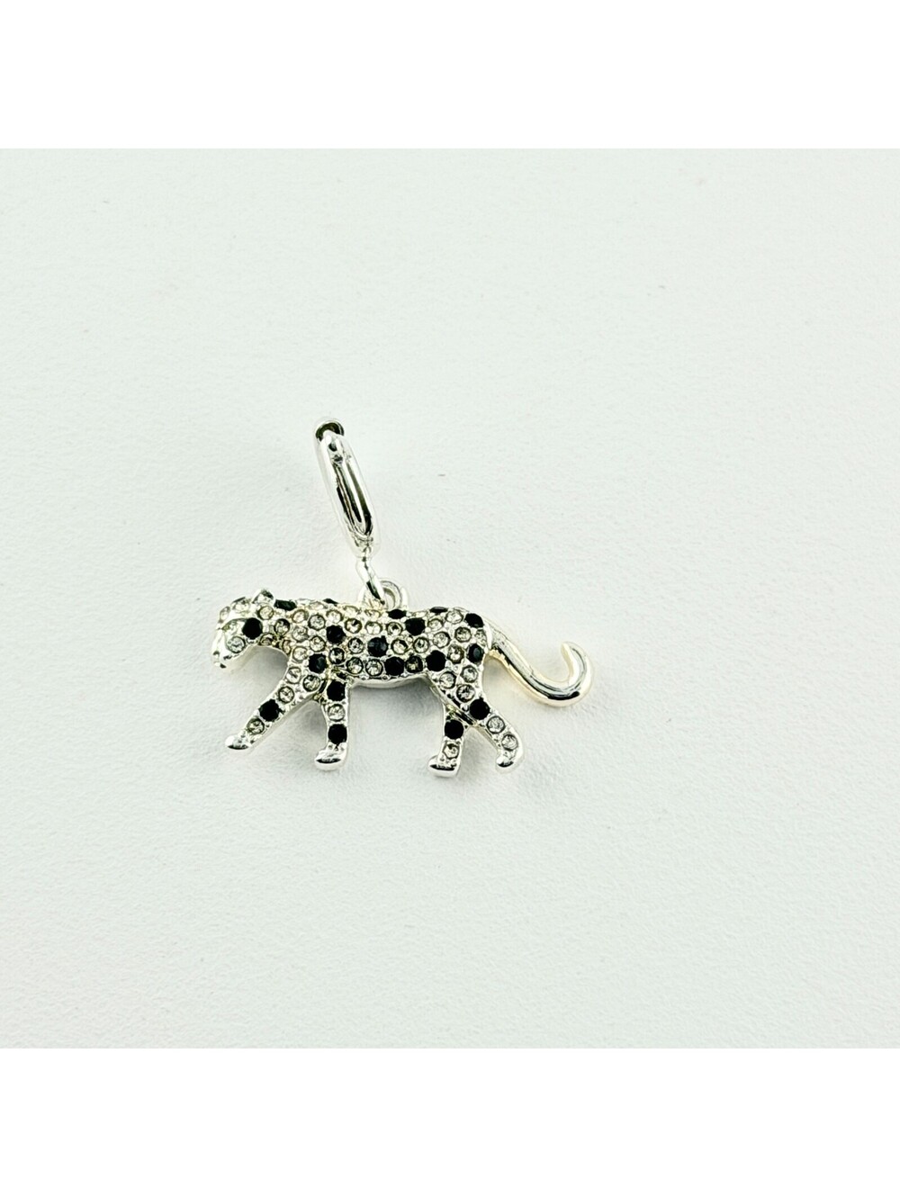 Bomb Party Charm - Cheetah, Panther, Jag Black Onyx on Silver Plating